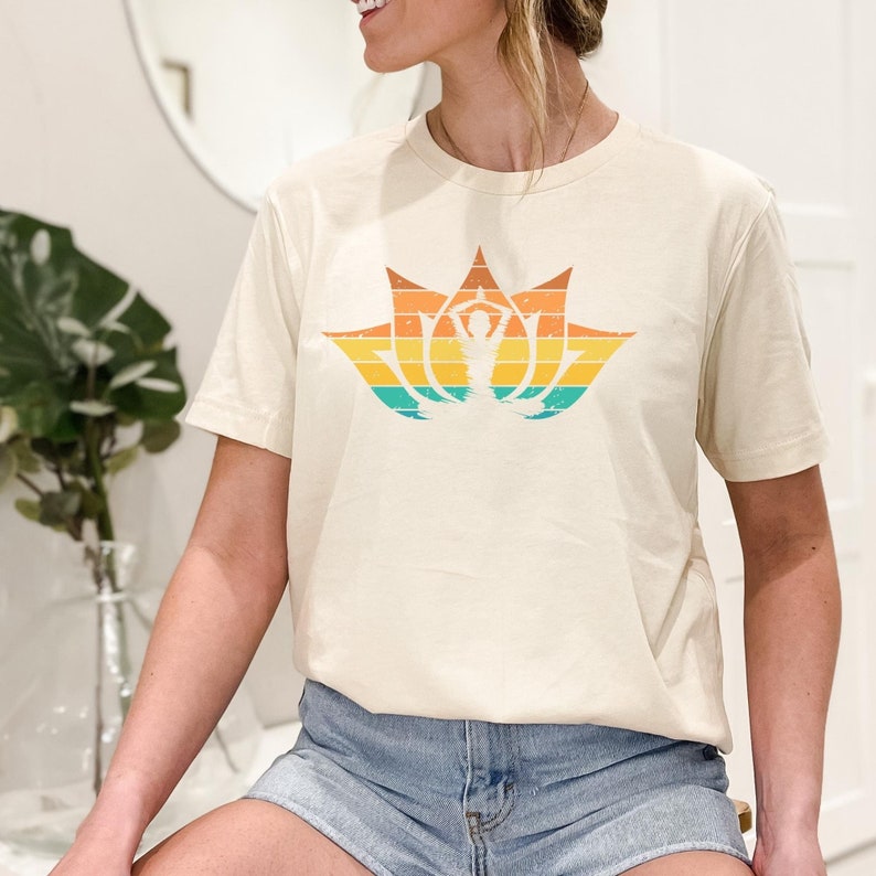 Yoga Shirt, Lotus T-shirt, Womans Graphic Tee, Trend Now Tshirt ...