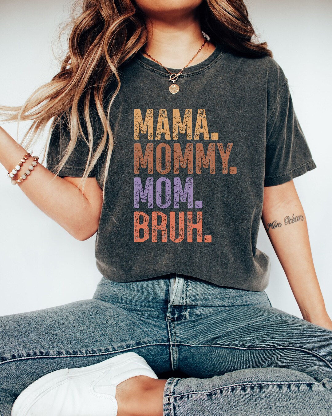 Comfort Colors Mama Mommy Mom Bruh Shirt Cute Mama Shirts Gift for Mom ...