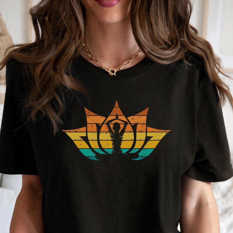 Yoga Shirt, Lotus T-shirt, Womans Graphic Tee, Trend Now Tshirt ...