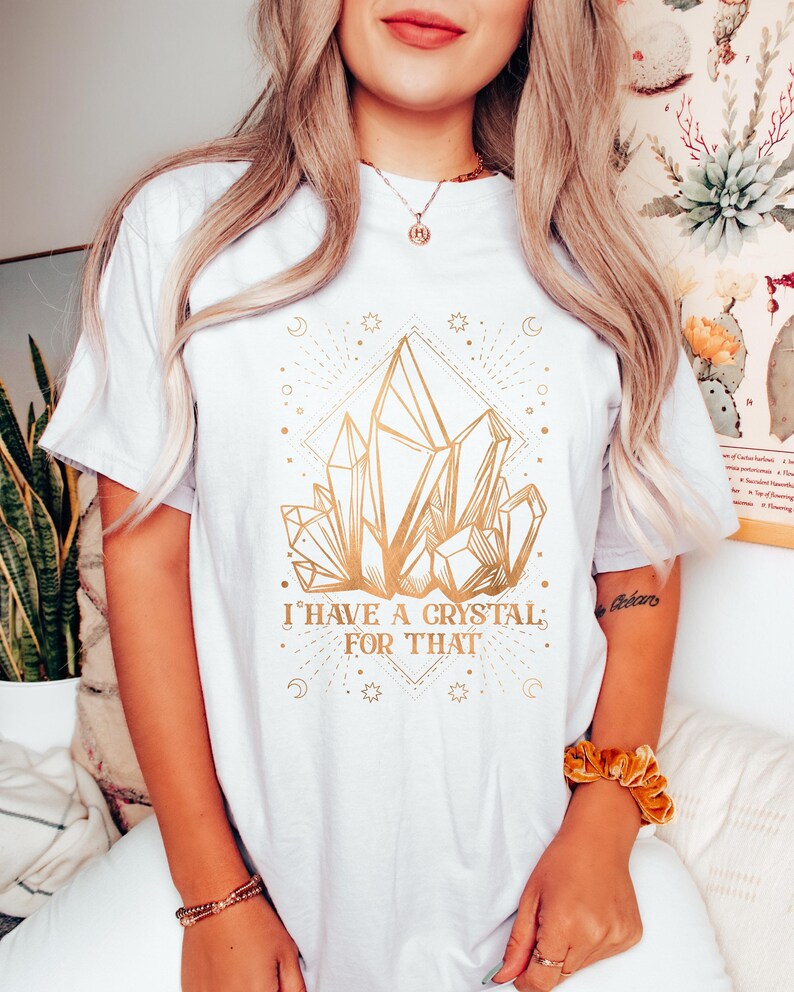 Comfort Colors Tshirt Crystal Shirt Crystal Lover Gift Etsy