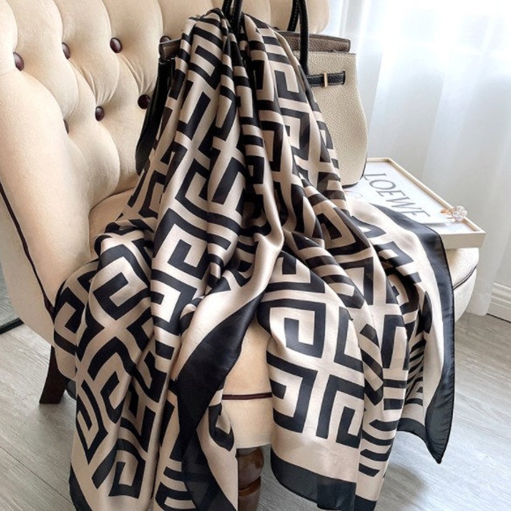 Silk scarf shawl for women