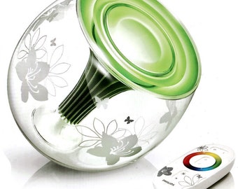 Lampe Philips sphérique , UFO, édition limitée floral. Very good for lighting, for mood lighting and also for meditation