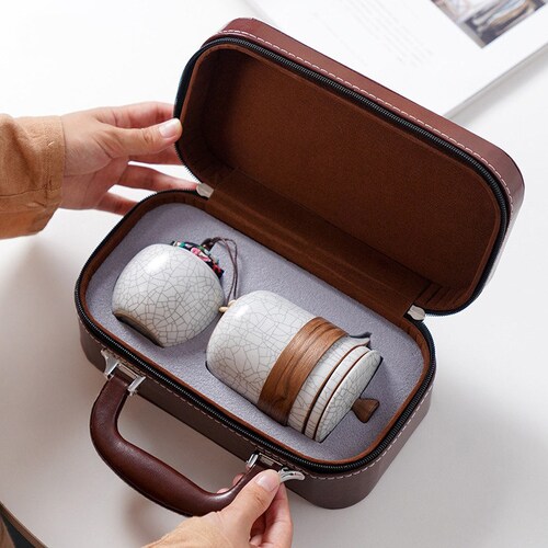 Portable Tea Set With Storage Bag Tea Accessories Gifts Teapot Etsy