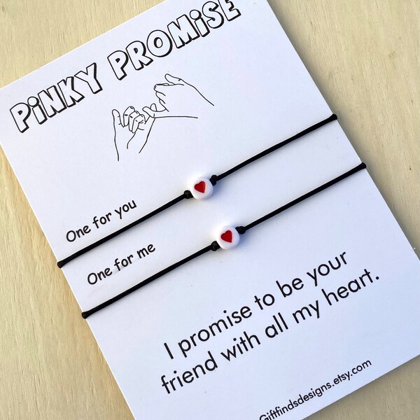 Mini Wild Thoughts Bracelet - Pinky Promise