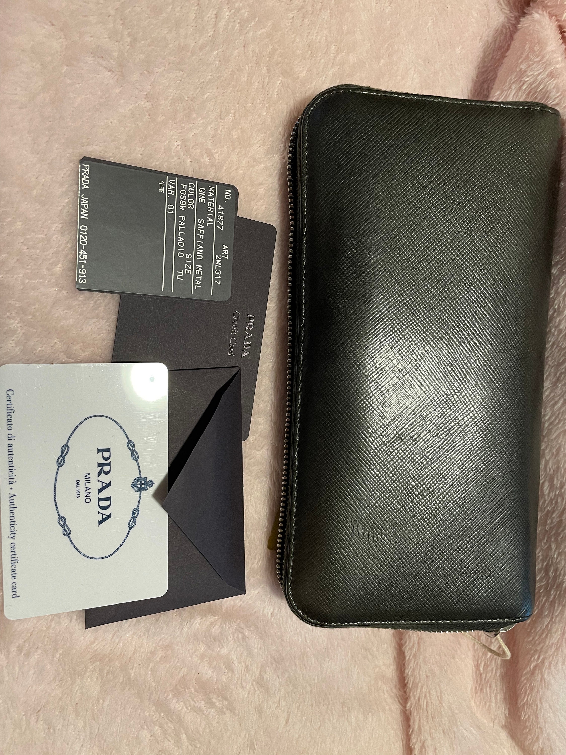 Authentic Prada Wallet Etsy