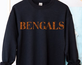 Cincinnati Bengals Crewneck Sweatshirt - Etsy