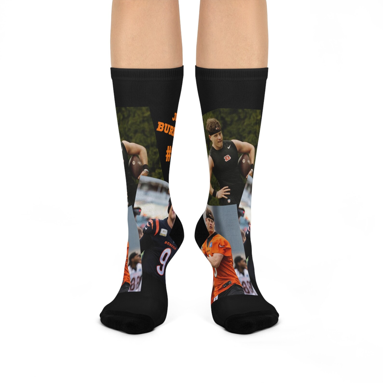 Bengals Joe Burrow Socks Joe Burrow Gifts Bengals Socks Etsy