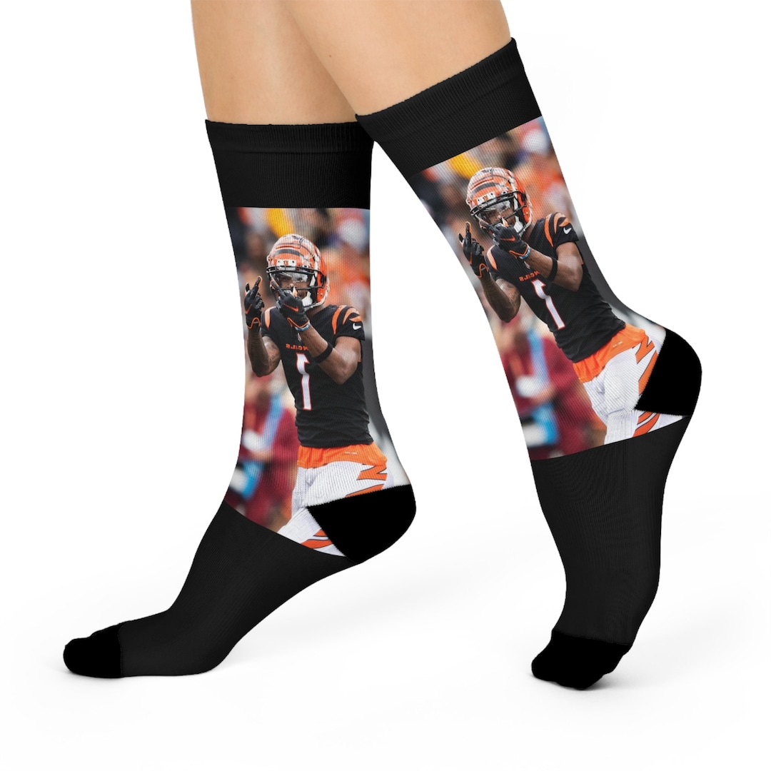 Bengals Socks Bengals Gifts for Fans Cincinnati Bengals Crew Etsy