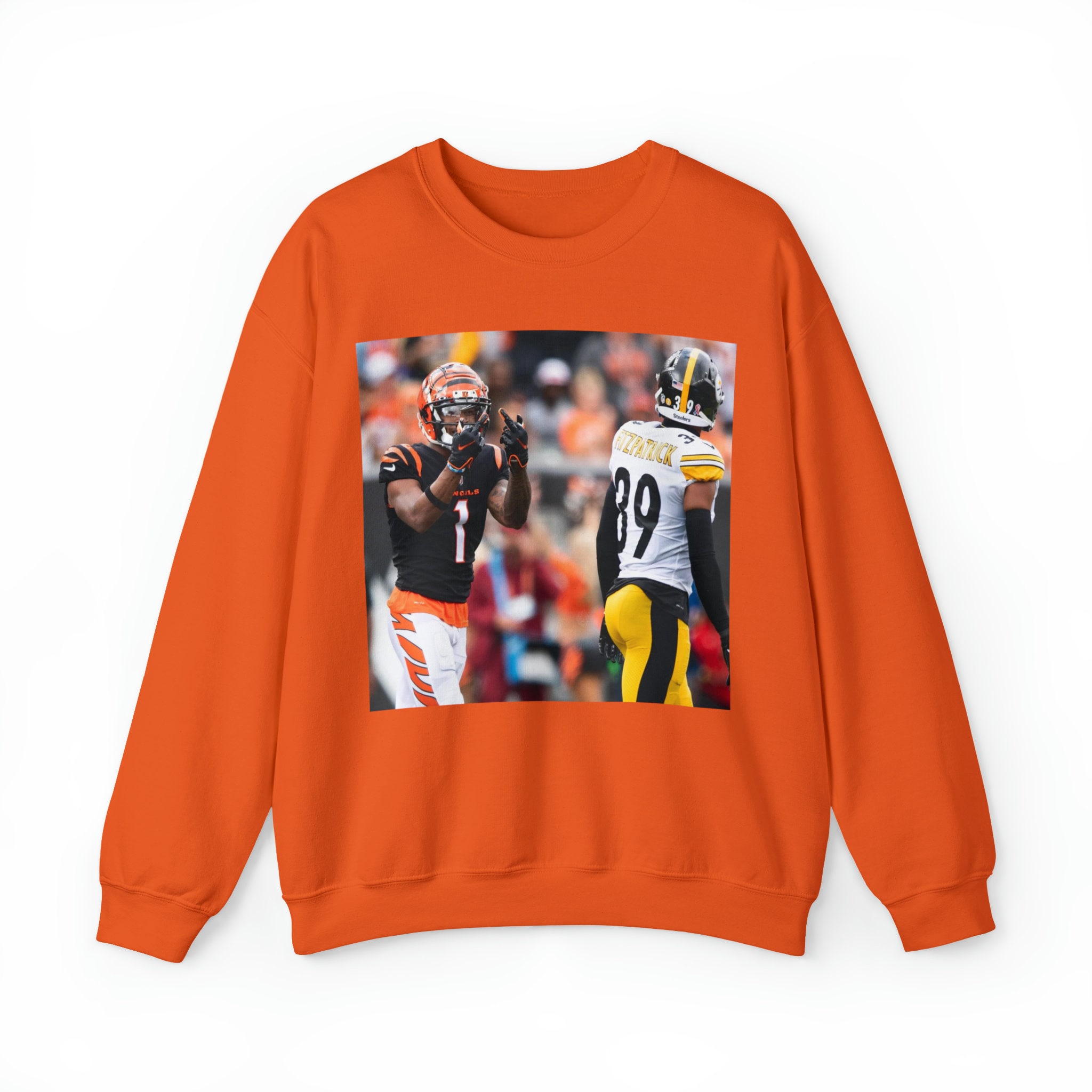 Ja'marr Chase Flipping off With Middle Finger Minkah Fitzpatrick NFL