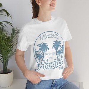 Hurricane Ian Shirt, I Survived Hurricane Ian, Hurricane Ian 2022, Hurricane Ian Tshirt, Florida Hurricane, Florida Storm Tshirt image 2