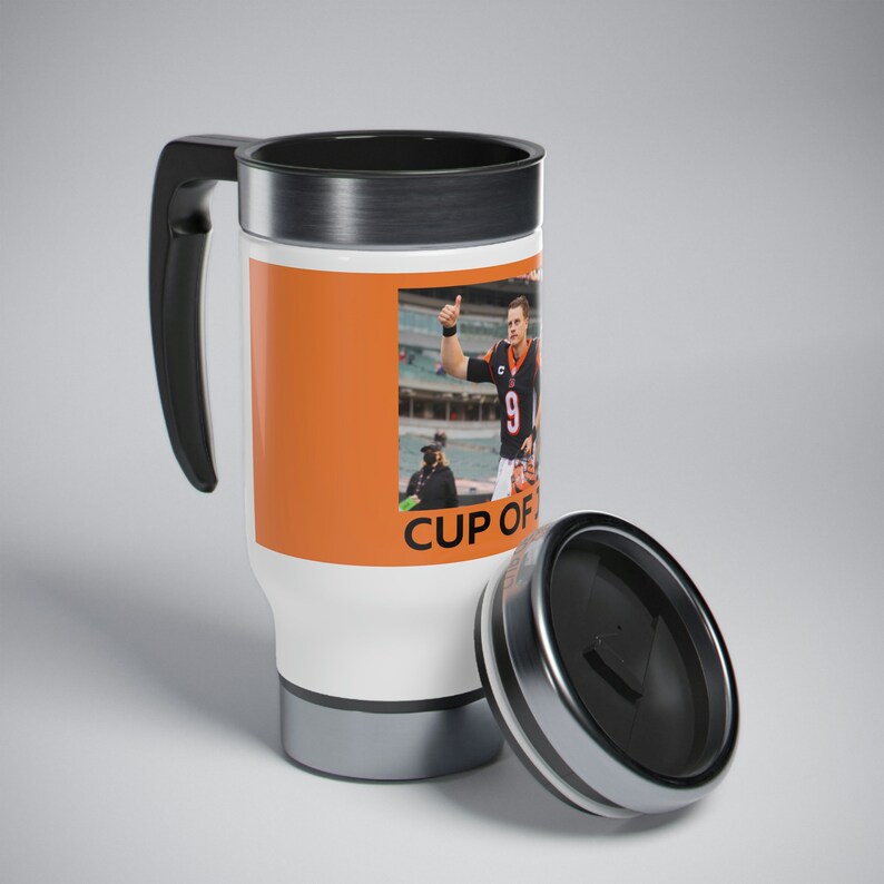 Joe Burrow , Cup of Joe, Coffee Mug, Bengals Cup,travel Mug With Handle