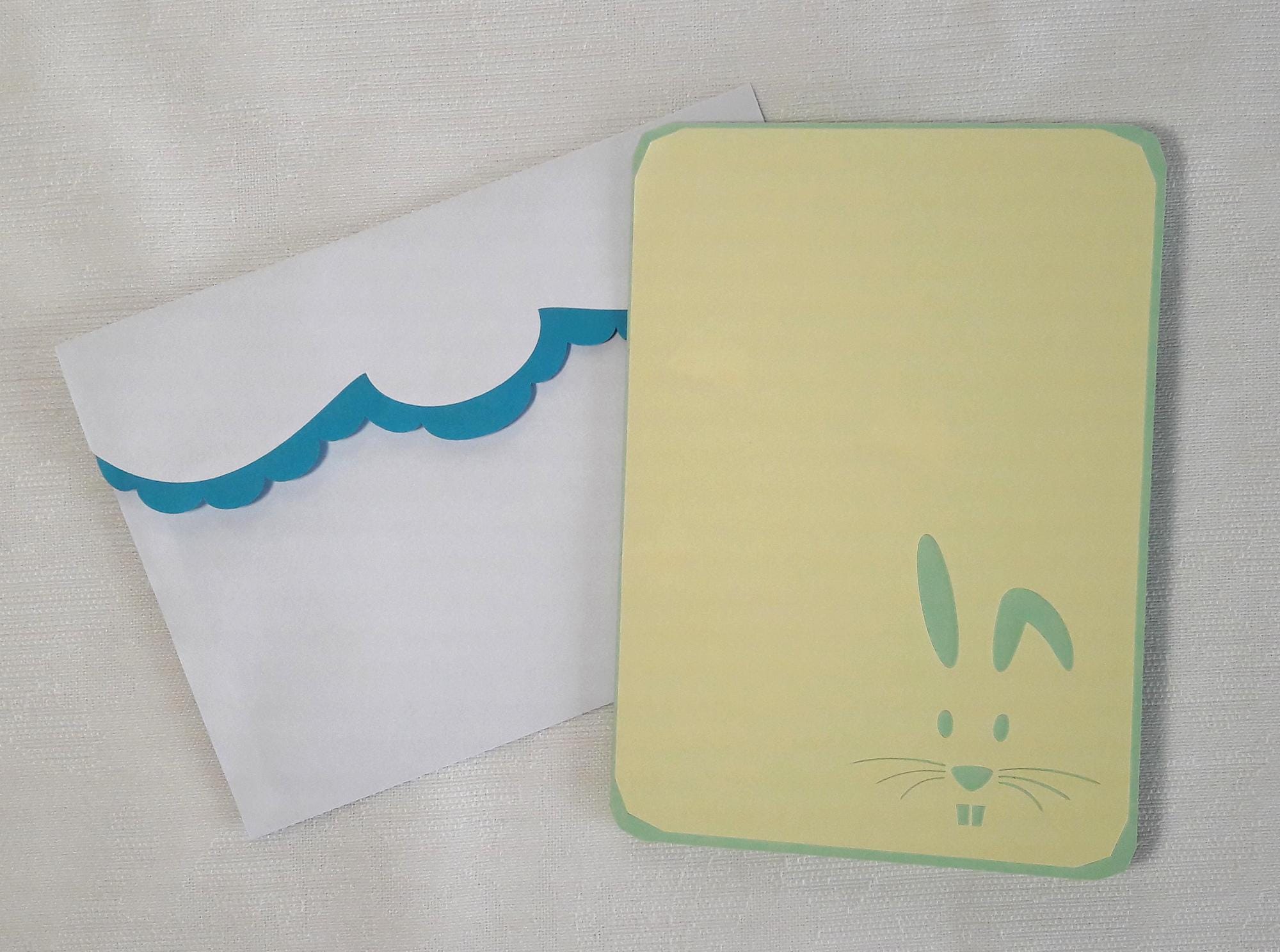 Pop up Card Template SVG Easter Bunny Plotter Cut File | Pat. 047 - Etsy