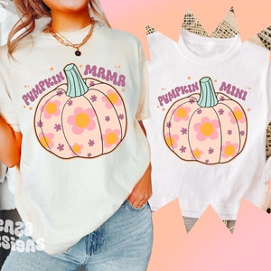 Mama and Mini Fall Png, Mama Fall Shirt Png, Fall Mama and Me, Mama Mini Png, Thanksgiving Mama Mini, Pumpkin Mama Png, Pumpkin Mini Png
