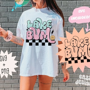 Lake Svg, Lake Png, Lake Life Png, Summer Digitized Designs, Lake Bum Png, Camp Lover Png, Retro Lake Png, Girls Trip Svg, Summer Clipart