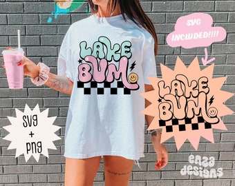 Lake Svg, Lake Png, Lake Life Png, Diseños digitalizados de verano, Lake Bum Png, Camp Lover Png, Retro Lake Png, Girls Trip Svg, Summer Clipart