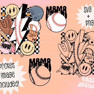 Somebodys Loud Mouth Baseball Mama Png, Baseball Mama SVG, Baseball Mama Png, Baseball Mama Datei