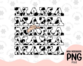 Cuero de vaca Mamá PNG, Vaca Mamá Png, Vaca Mamá Diseño, Highland Vaca Png, País Mamá Png, Western Mama Descarga digital, Vaca Mamá Sublimación