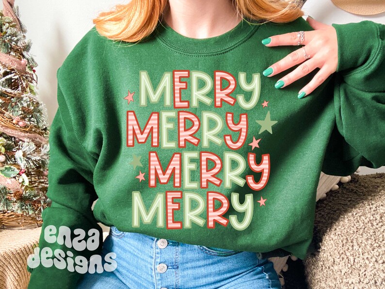 Merry Png Christmas Shirt Design, Xmas Png, Retro Christmas Png, Holiday Sublimation Designs, Tis The Season Png, Christmas Vibes Png