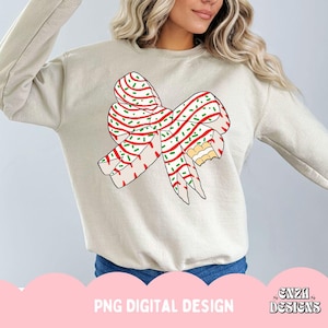 Christmas Cake Png, Coquette Bow Cake Png, Merry Christmas Png, Christmas Tree Cake Png, Retro Christmas Sublimation, Girly Christmas Png