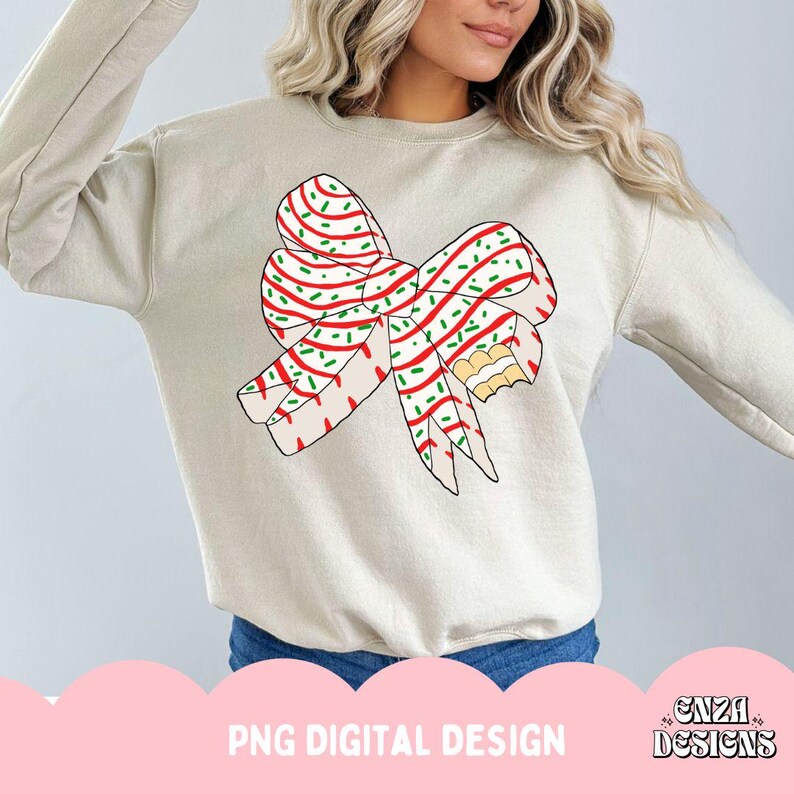 Christmas Cake Png, Coquette Bow Cake Png, Merry Christmas Png, Christmas Tree Cake Png, Retro Christmas Sublimation, Girly Christmas Png
