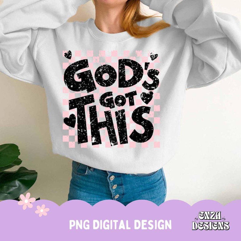 God's Got This Png, Christian Png Motivational Inspirational Design For T Shirt, Trust God Png, Bible Verse Quote, Religious Shirt Png