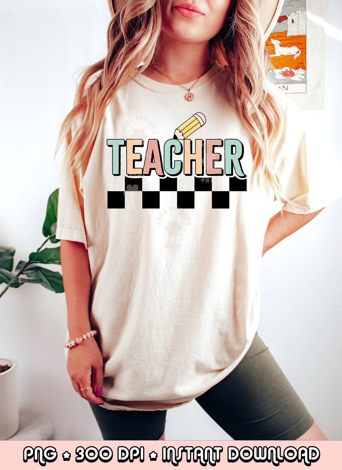 Teacher Mousepad | Wavy Daisy main image 1