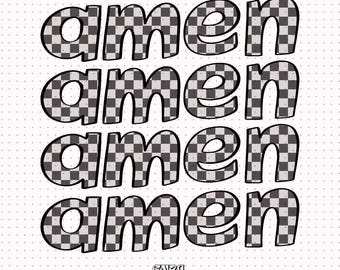 Amén Png, Diseño Retro Cristiano Png, Cuadros Cristianos Png, Versículo Bíblico Png, Religioso Png, Diseño Sublimado De Camiseta Cristiana Png