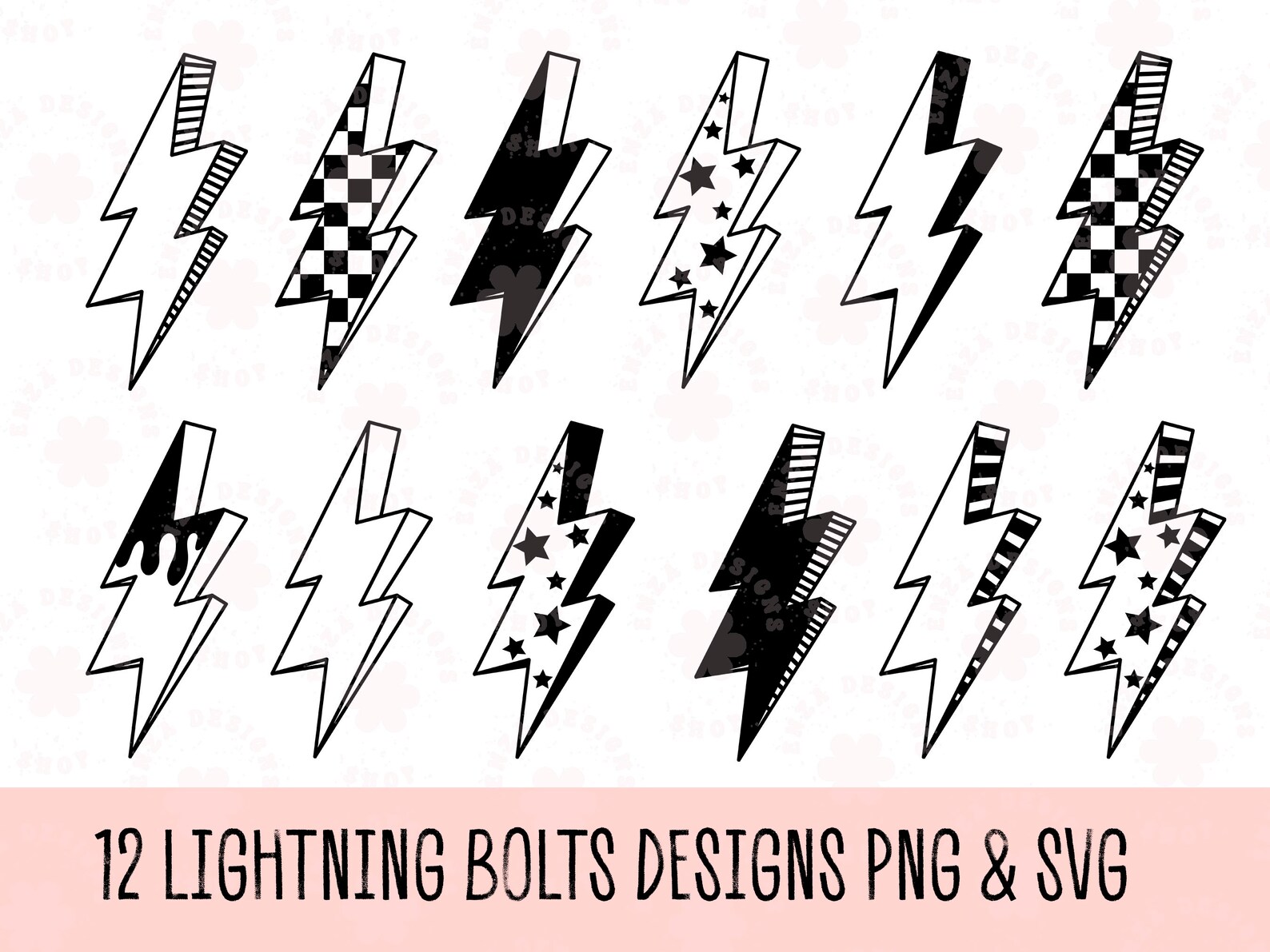 Lightning Bolt Svg, Lightning Cricut Cut Files, Lighting Bolt Svg ...