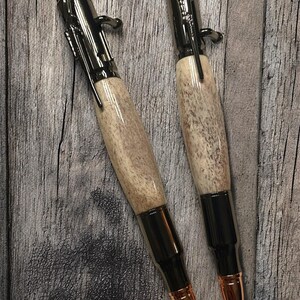 Personalized Deer Antler .30 Cal Bolt Action Pen, Custom Pen, Professional Gift, Engraved Pen