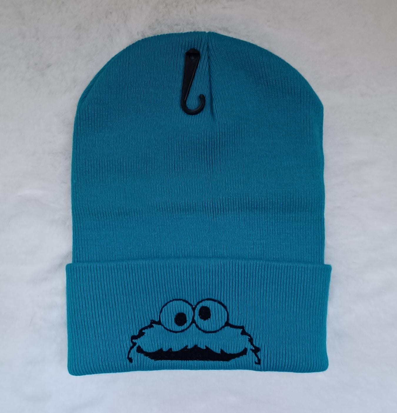 Cookie Monster Outline Embroidered Beanie - Cookie Monster  display picture 1