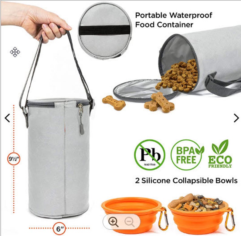 Dog Organizer Travel Backpack Etsy