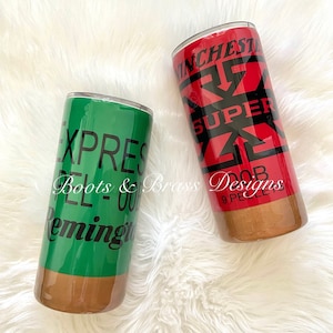 Shotgun Shell Inspired Tumbler