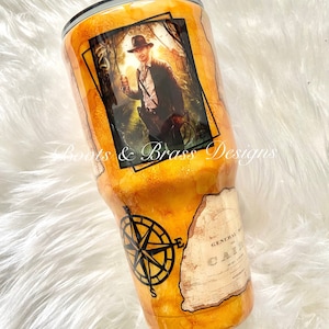 Indiana Jones Inspired Tumbler
