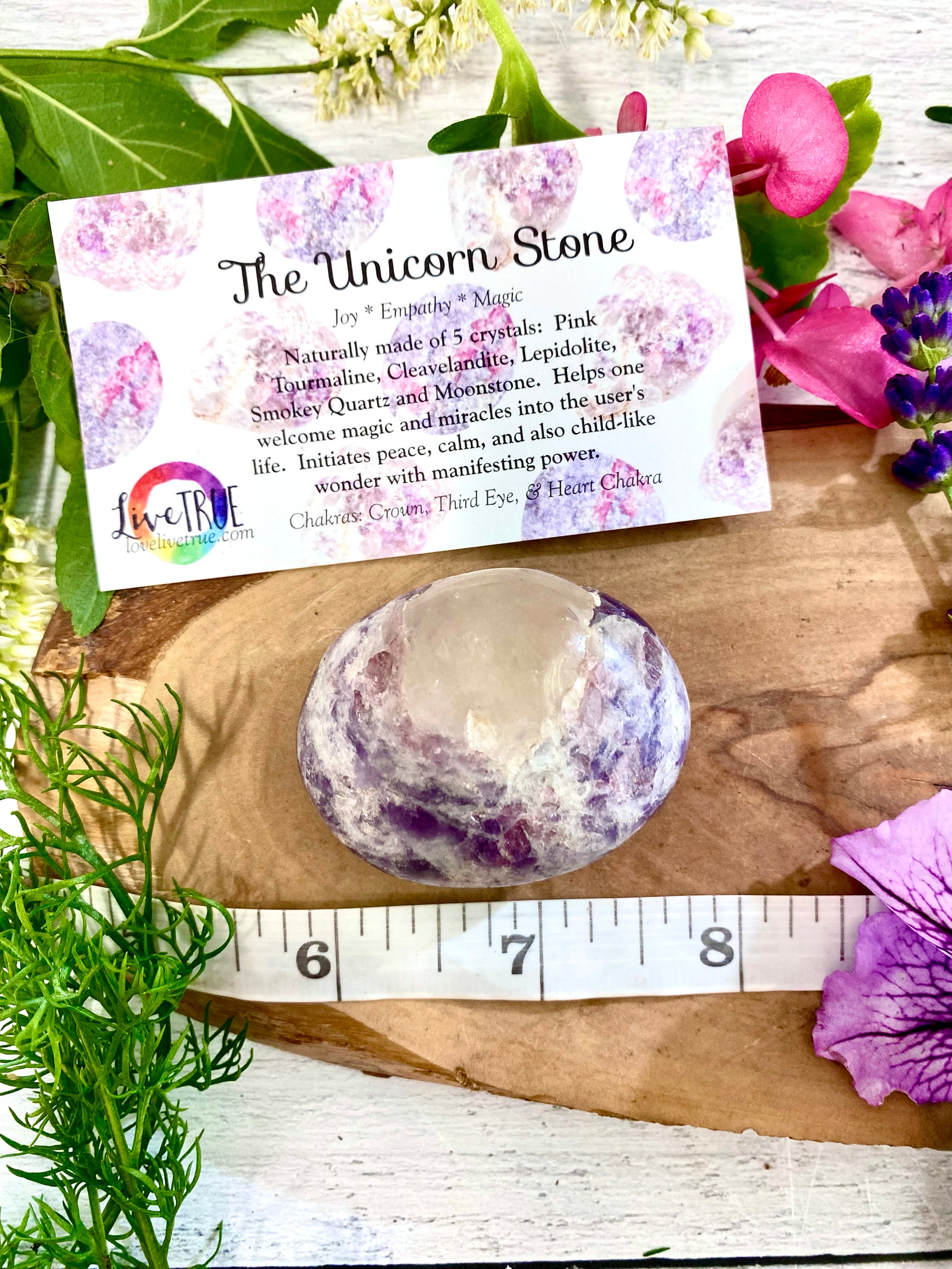 Unicorn Stone Gummy Crystal Palms of Intuition and Magic Etsy