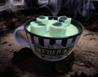 Beetlejuice Inspired Halloween Candle! Hand Poured 100% Soy