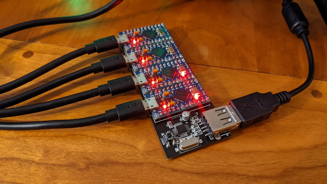 OGX360 Original Xbox Controller Adapter 4 Port Etsy