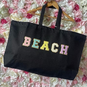 XXL Custom Jumbo Oversized Canvas Bag - Beach Groceries Shopping Gym Weekend Bag - Extra Large Canvas Bag