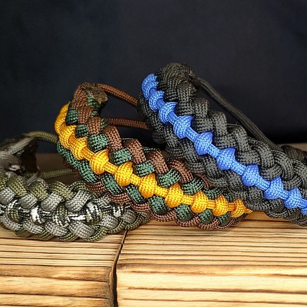 Paracord Bracelet Premium Adjustable Bracelets For Men Gift For Him Custom EDC Tactical Rope Veteran Made Covenant