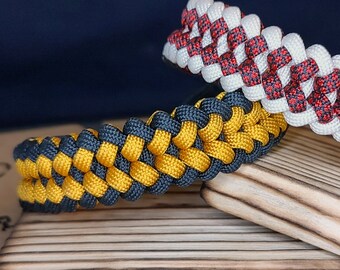 Paracord Bracelet Premium Adjustable Bracelets For Men & Women Gift For Him Custom EDC Tactical Rope Veteran Made Sanctified