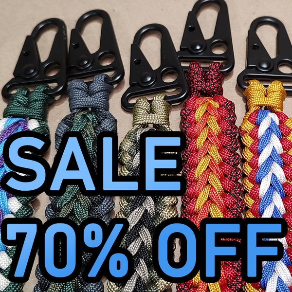Paracord Keychain SALE Tactical Rope Lanyard Duty Keychains Custom Gift For Men Veteran Made Premium Key Chain