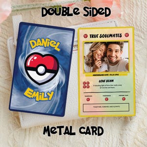 Poke Personalized Card, Poke Couples Card , Poke Custom couples Card, boyfriend Gift, Husband Gift, Custom Poke Present,