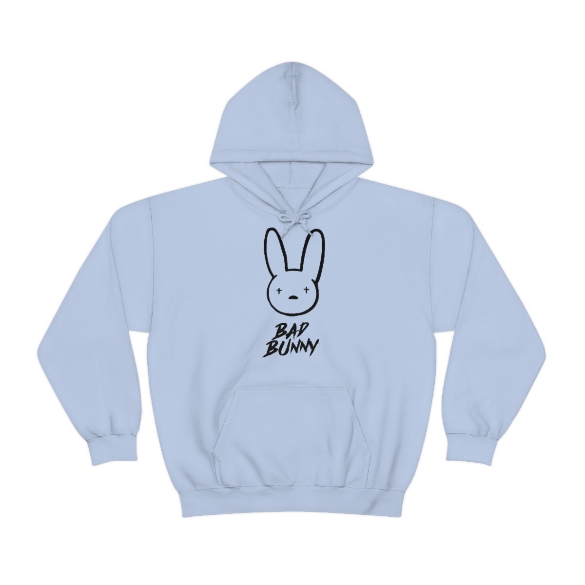 Bad bunny deals logo hoodie