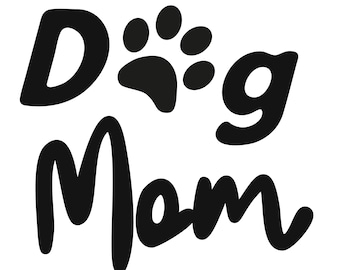 Imágenes prediseñadas o archivos PNG de mamá perruna (descarga digital)