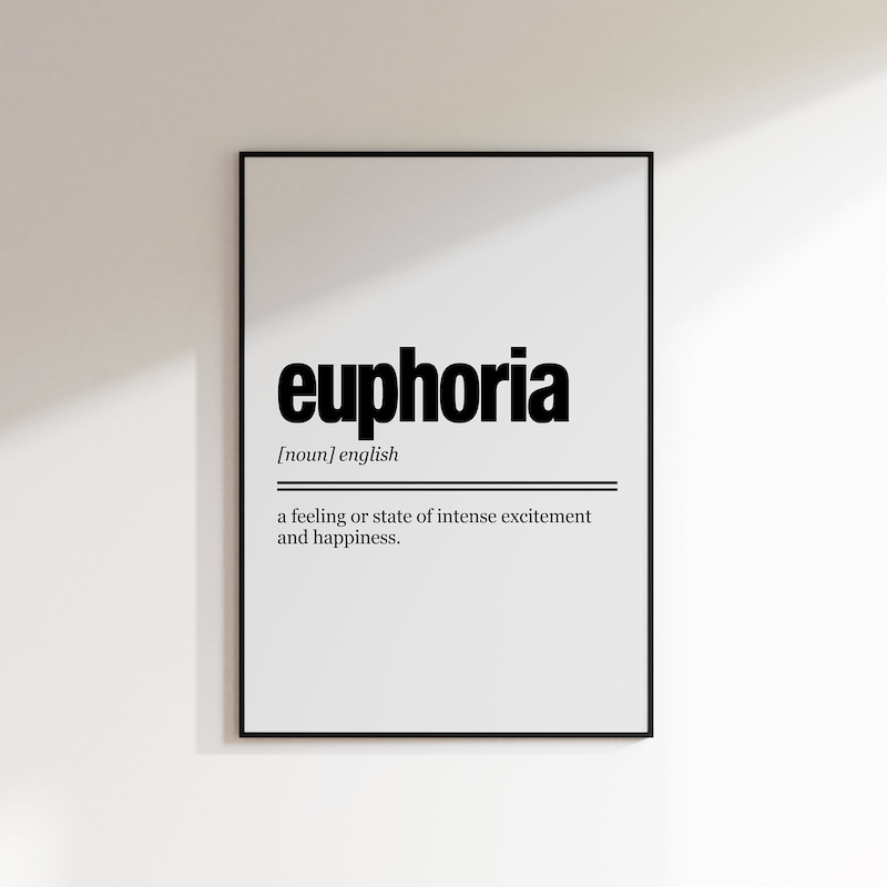 Euphoria Poster - Etsy