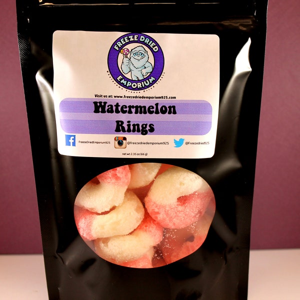 Freeze Dried Watermelon Rings