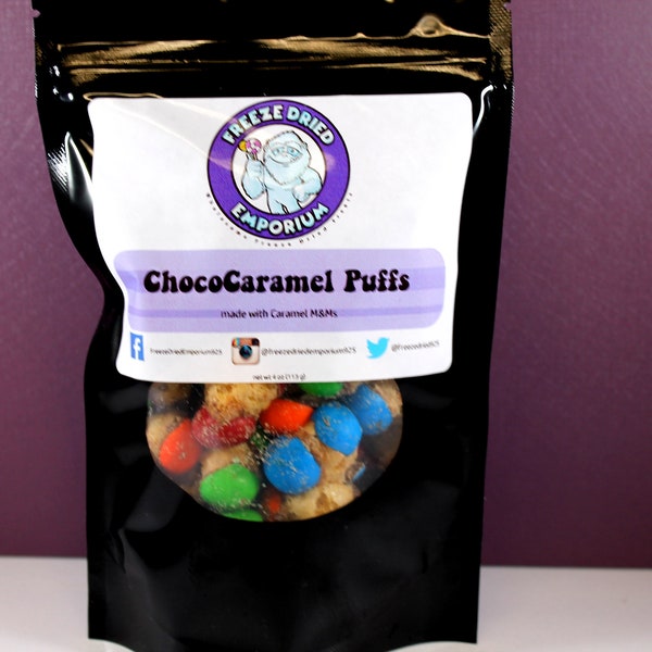 Freeze Dried ChocoCaramel Puffs