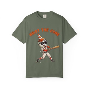 Hoist The Cone T Shirt, Comfort Colors Funny Baseball Hoist The Cone Meme Shirt, Pirates Traffic Cone, Pittsburg Baseball Fan Gift Tee, Baseball Lover