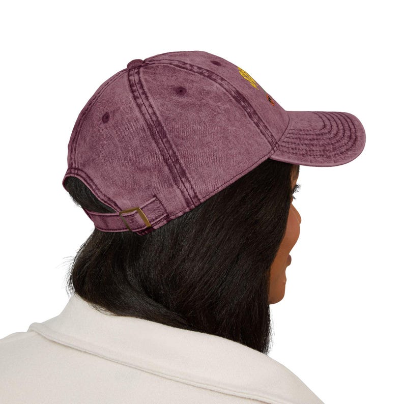 Summerween Vibes Embroidered Hat Vintage Distressed Halloween Summer Baseball Hat Halloween Gift Spooky Summer Cap Halloween Lover Gift Hat image 7