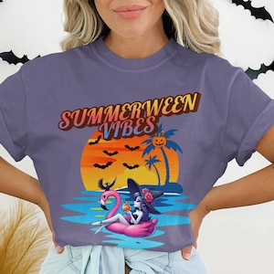 retro summerween vibes shirt hot ghoul summer halloween all year