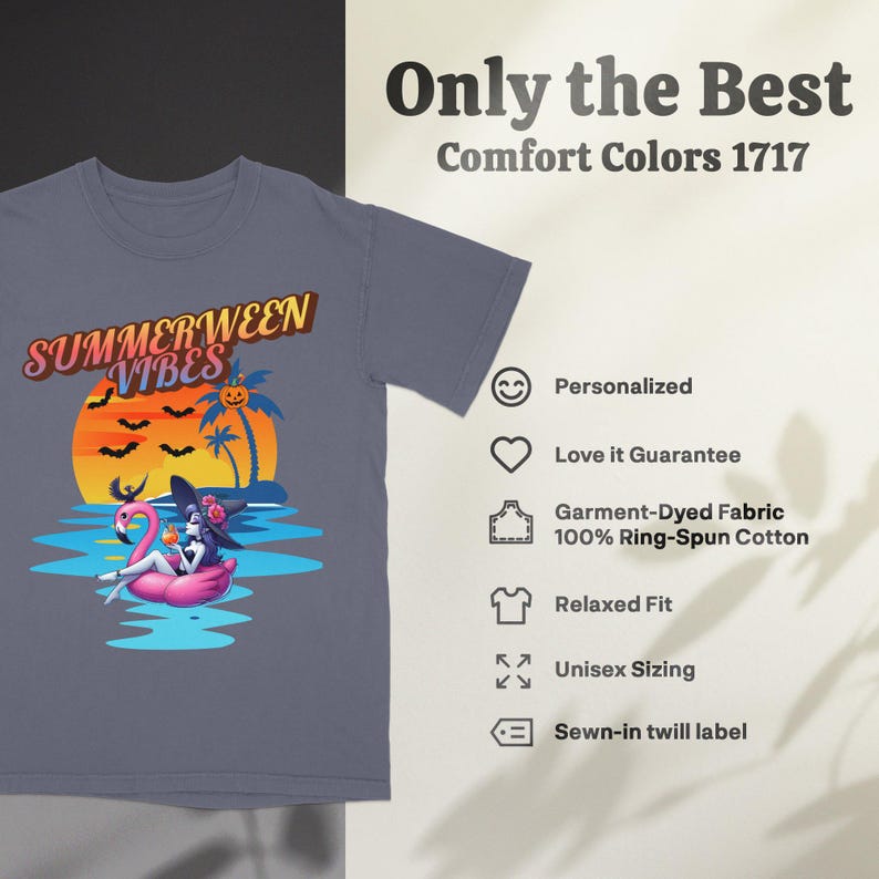 funny summerween shirt for spooky summer halloween lovers t shirt summer-ween vibes